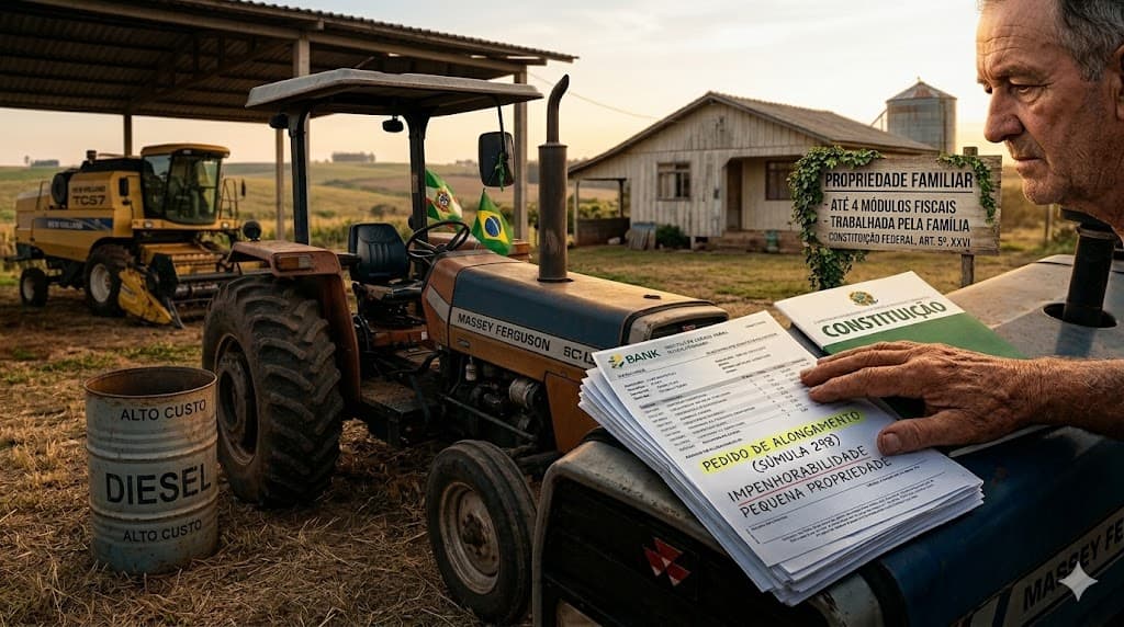 Execução de Dívida Rural: O Banco pode levar meu trator ou minha terra?
